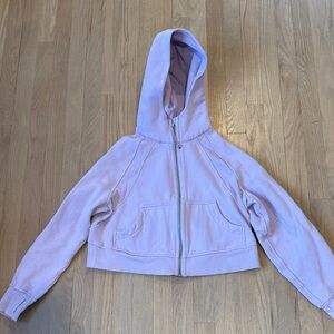 Lululemon Scuba Oversized Full-Zip Hoodie, lavender, size small